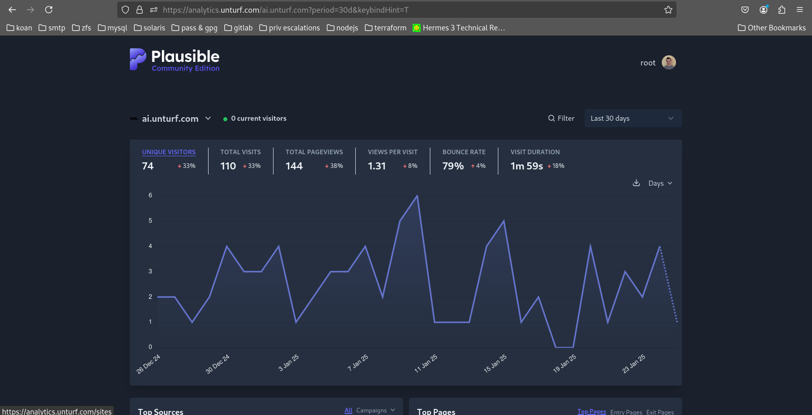 ai.unturf.com analytics 2025-01-25