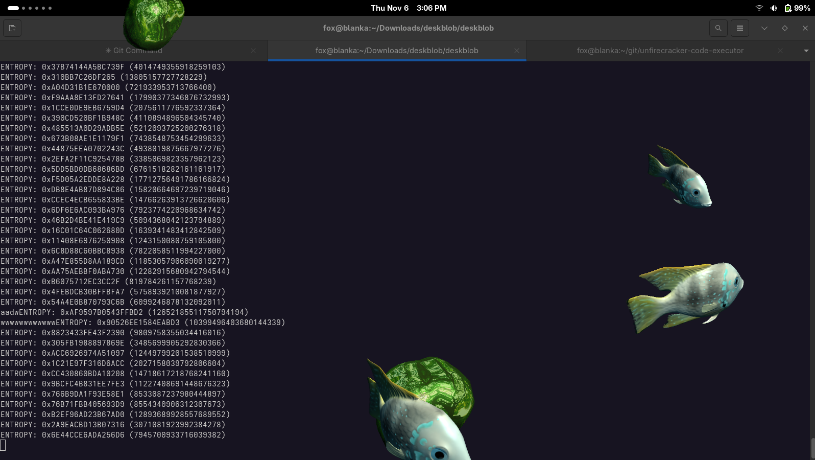urho and green blobs multi toy mode