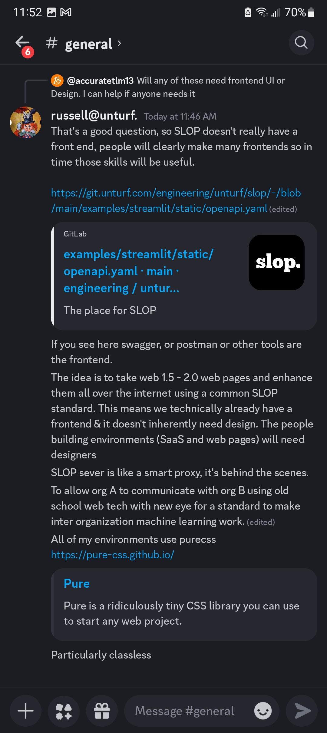 does SLOP need  frontend designers? no but environments do like software as a service & web pages
