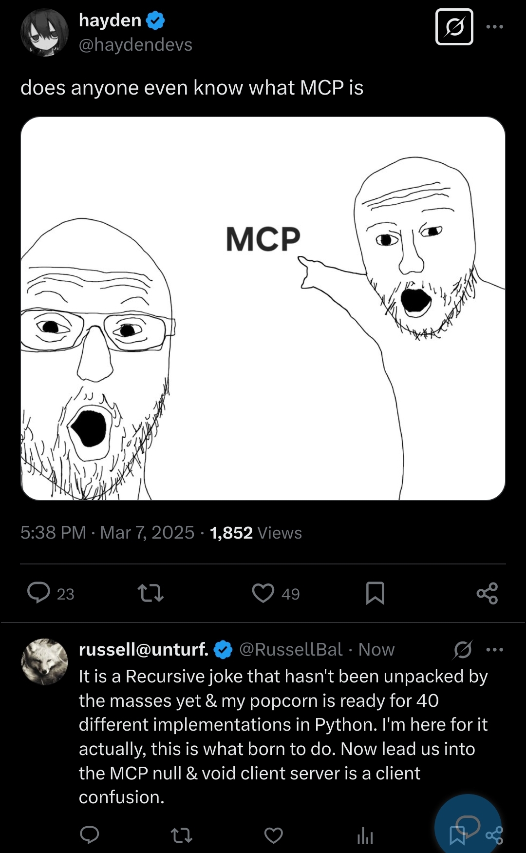 MCP null & void client server is a client