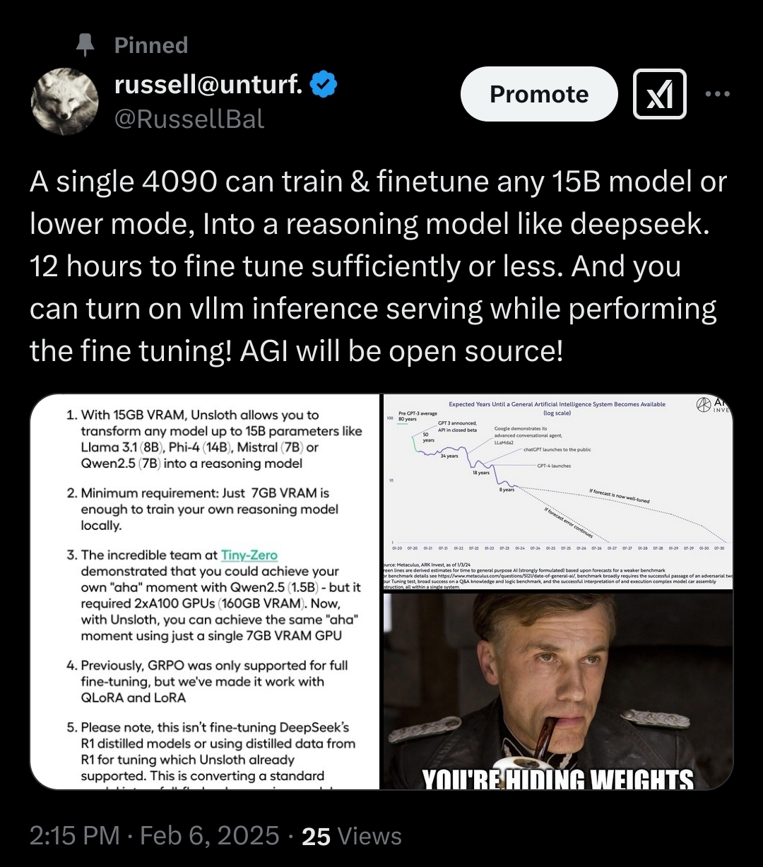 unsloth finetune 15B or less as reasoning model